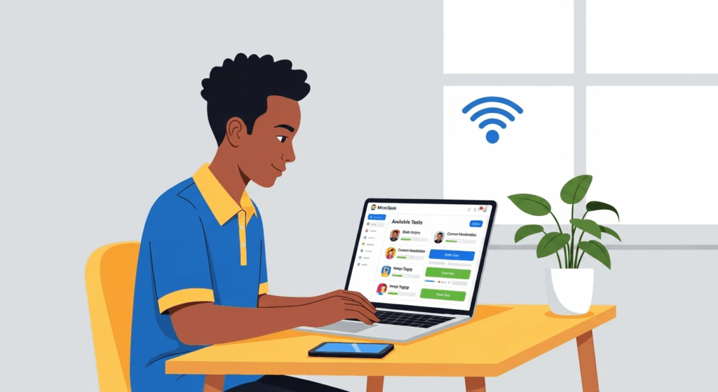 Microtask platforms available in Ethiopia for side income