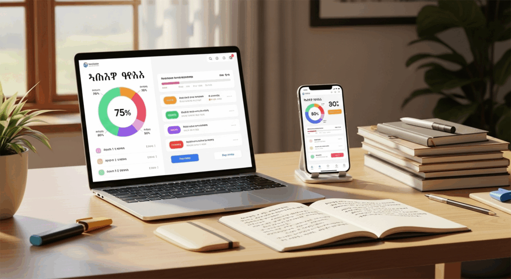 Amharic exam prep app: Past papers, mock tests, offline study