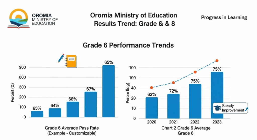 How can I check my Oromia ministry result online?